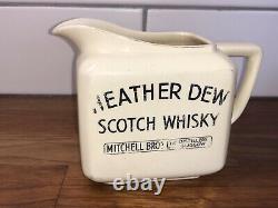Rare Heather Dew Scotch Whiskey Mitchell Bros Glasgow Publicisant Pub Eau Jug