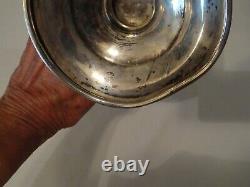 Rare Pitcher D'eau Vintage Silver 2 Quart 11 Hauteur Mhf Sterling Hallmark 538g