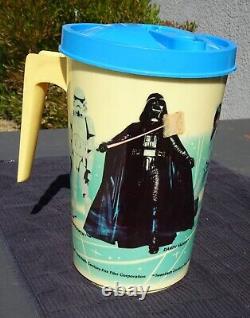 Rare VTG Star Wars Water Pitcher Jug 1977 DEKA Darth Vader R2-D2 Skywalker #570

 <br/>
Rare VTG Star Wars Water Pitcher Jug 1977 DEKA Darth Vader R2-D2 Skywalker #570