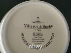 Rare Villeroy & Boch Florea Water Jug Pitcher Allemagne Maison & Jardin Collection