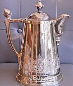 Roger Smith & Company Silverplate Ice Pitcher Eau