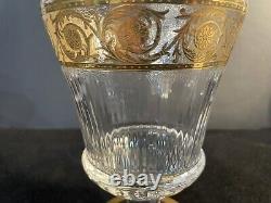 Saint-Louis Chardon 24 carats Pichet/Carafe d'eau en or. PARFAIT ! Prix de vente : 1 860 $.