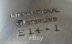 Sedan Par Pitcher International Silver Sterling Eau # E14-1 (# 1045)