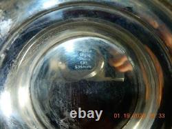 Sterling Antique Gorham Pichet Silver Water 4,25 Pintes # 621 Aucun Monogramme 800 Gr