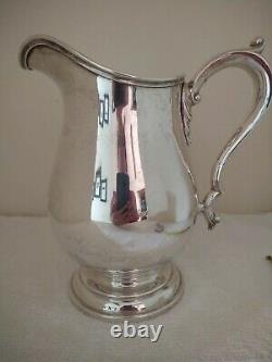 Sterling Silver Water Jug C1920 Par The Watson Company Of Massachusetts U.s. A