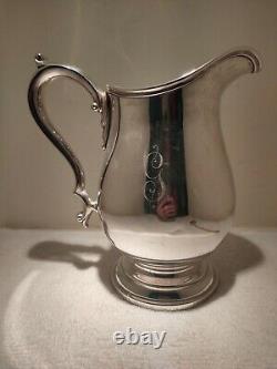 Sterling Silver Water Jug C1920 Par The Watson Company Of Massachusetts U.s. A