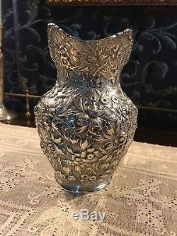 Stieff Baltimore Sterling Silver Rose Pitcher Eau