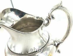 Superbe / Énorme / Vintage USA Shreve Crump & Low Sterling Silver Water Pitcher