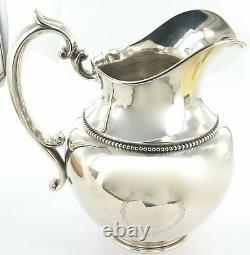 Superbe / Énorme / Vintage USA Shreve Crump & Low Sterling Silver Water Pitcher