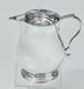 Superbe Cruche à Eau En Argent Sterling Massif Par Wakely & Wheeler Londres 1939 283,9g
