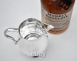 Superbe cruche à eau en argent sterling massif par Wakely & Wheeler Londres 1939 283,9g