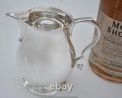 Superbe cruche à eau en argent sterling massif par Wakely & Wheeler Londres 1939 283,9g