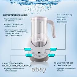 Technologie SPE/PEM Carafe d'eau hydrogène 50 oz Grande capacité et pouvoir antioxydant
