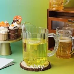 Tessco 20 Pcs Pichet en Plastique 60 Ounce Transparent Grand Pichet d'Eau pour Restaurant