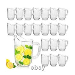 Tessco pour vous Pichet en Plastique de 60 Onces Jug Transparent de Restaurant Grand Récipient pour Eau