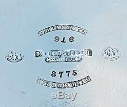 Tiffany & Co. En Argent Sterling 916 Clé Grecque Pichet Rare Sans Etats-unis Navire