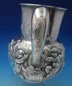 Tiffany Et Co Pitcher D'eau Argent Sterling Avec Putti Instruments Figural #5219