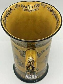 Tournoi Royal Doulton Eglinton 1839 Pitcher Water Jug Medieval Jousting