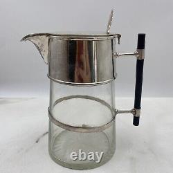 Un Christopher Dresser Design Silver-plated Tapering Water Jug