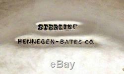 Un Grand Sterling Pichet D'eau De Repoussage, Hennegan, Bates & Co, Baltimore