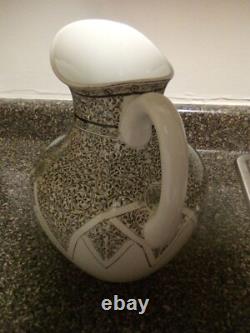 Vase à eau en transfert ancien BROWN WESTHEAD MOORE BWM & CO. RL622