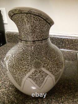 Vase à eau en transfert ancien BROWN WESTHEAD MOORE BWM & CO. RL622
