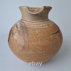 Vase en pierre de poterie artistique VTG Studio, pichet d'eau, signé par l'artiste, design unique.