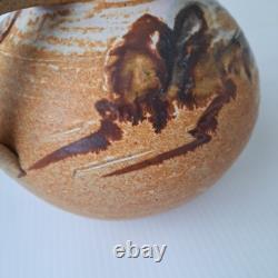 Vase en pierre de poterie artistique VTG Studio, pichet d'eau, signé par l'artiste, design unique.