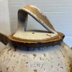 Vasque en grès VTG pour eau et vin 22 avec couvercle et robinet en bois fait à la main