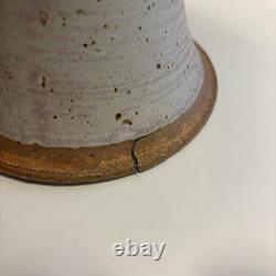 Vasque en grès VTG pour eau et vin 22 avec couvercle et robinet en bois fait à la main