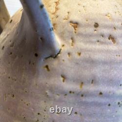 Vasque en grès VTG pour eau et vin 22 avec couvercle et robinet en bois fait à la main