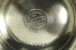 Victorienne Silverplate Antique Basculement Pitcher Eau, Visages, Stimpson 1854 # 32860