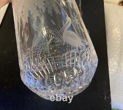 Vin D'eau En Argent Plaqué Et Écru De Cristal Antique Claret Jug Ewer, Ornate