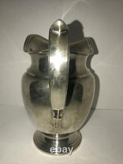 Vintage Rogers Water Pitcher 4 1/2 Pintes Sterling Silver 9h
