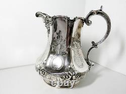 Vintage Tiffany & Co. 925 Sterling Silver Water Pitcher 74 2567 Free Us Navire