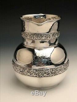 Vintage Tiffany & Co. Sterling Silver Water Jug 7.5 De Haut, Marques Anciennes