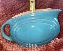 Vintage et RARE 1940s Red Wing Pottery Pichet à Glace Streamlined (sans couvercle)