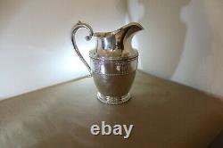 Wallace Rose Point Sterling Silver Water Pitcher 22,5 Onces Ou 639 Grammes