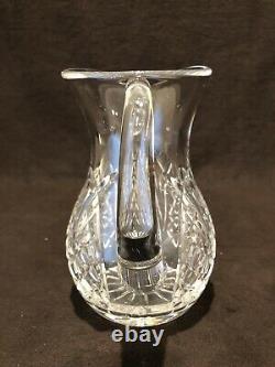 Waterford Crystal Waterville Water Pitcher Jug 7 1/2 H À Spout 44 Oz New Mark